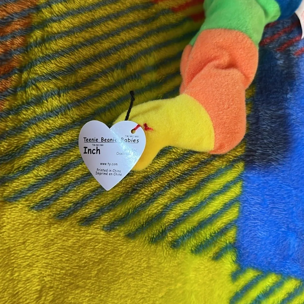 Ty Inch the Inchworm Teenie Beanie Baby